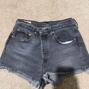 Levi's Dark Gray Jean Shorts